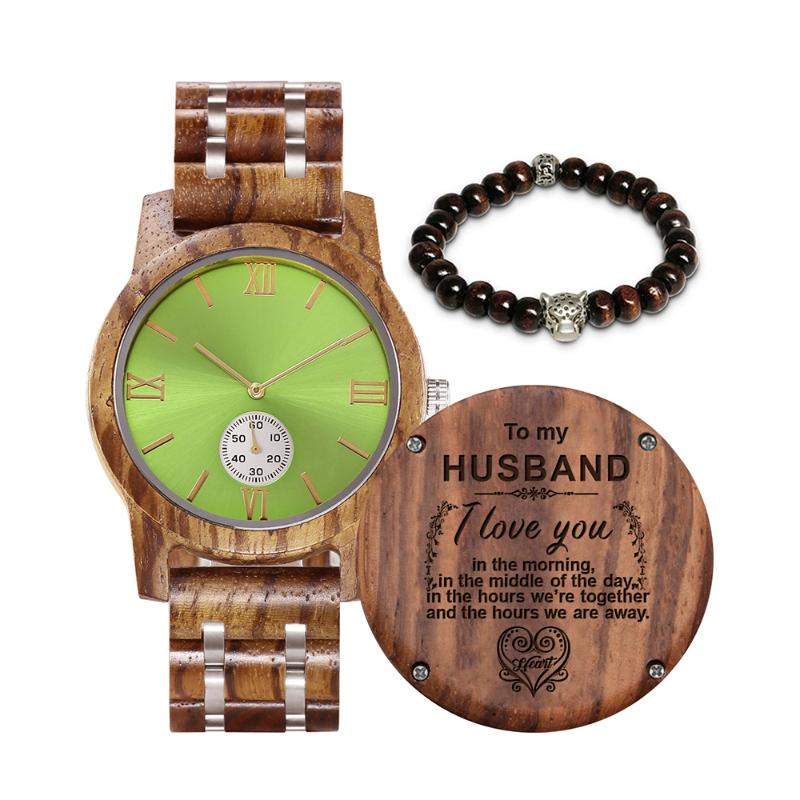 Wristwatches Wood Watches Men Business Luxury Watch Color Optional With Stainless Steel Band Wooden Box Gift For Husband, N304- to dad
Wristwatches Wood Watches Men Business Luxury Watch Color Optional With Stainless Steel Band Wooden Box Gift For Husband, N304- to dad