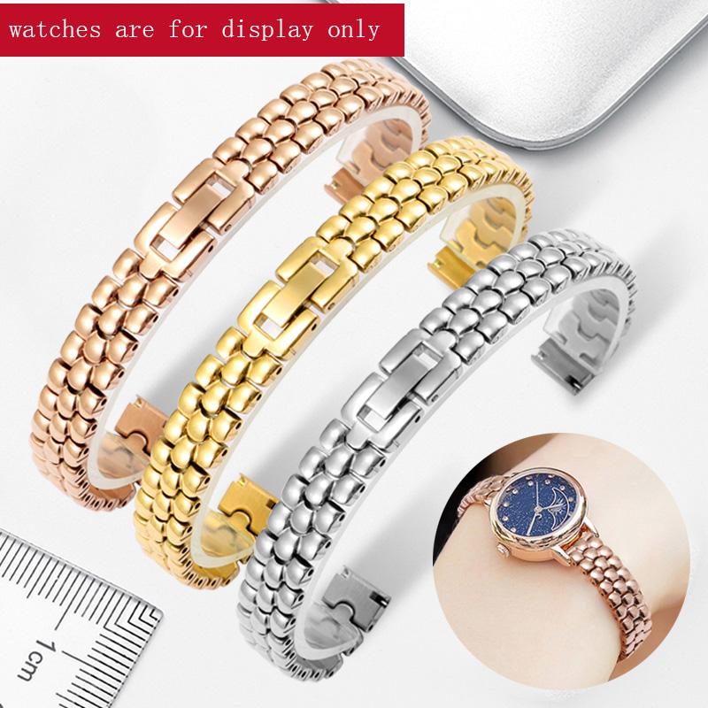 Watch Bands Replacement Metal Strap For Stainless Steel Watchband 6 8 10 12 14 16 18mm Silver Golden Bracelet Small Size Lady's Chain
Watch Bands Replacement Metal Strap For Stainless Steel Watchband 6 8 10 12 14 16 18mm Silver Golden Bracelet Small Size Lady's Chain