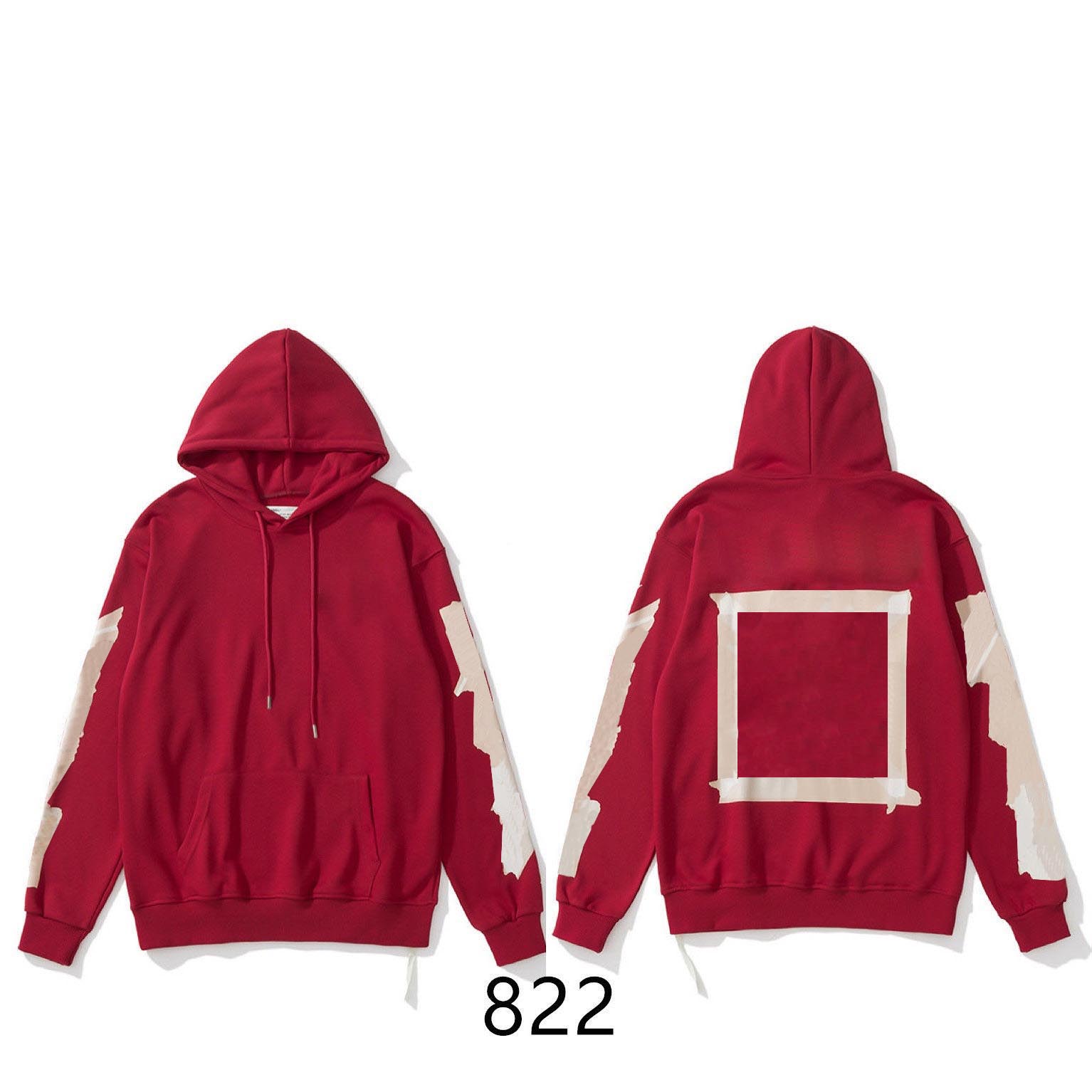 Men's and women's street fashion hoodies, hoodies, hip-hop letter printed fabrics, comfortable and versatile Asian sizes