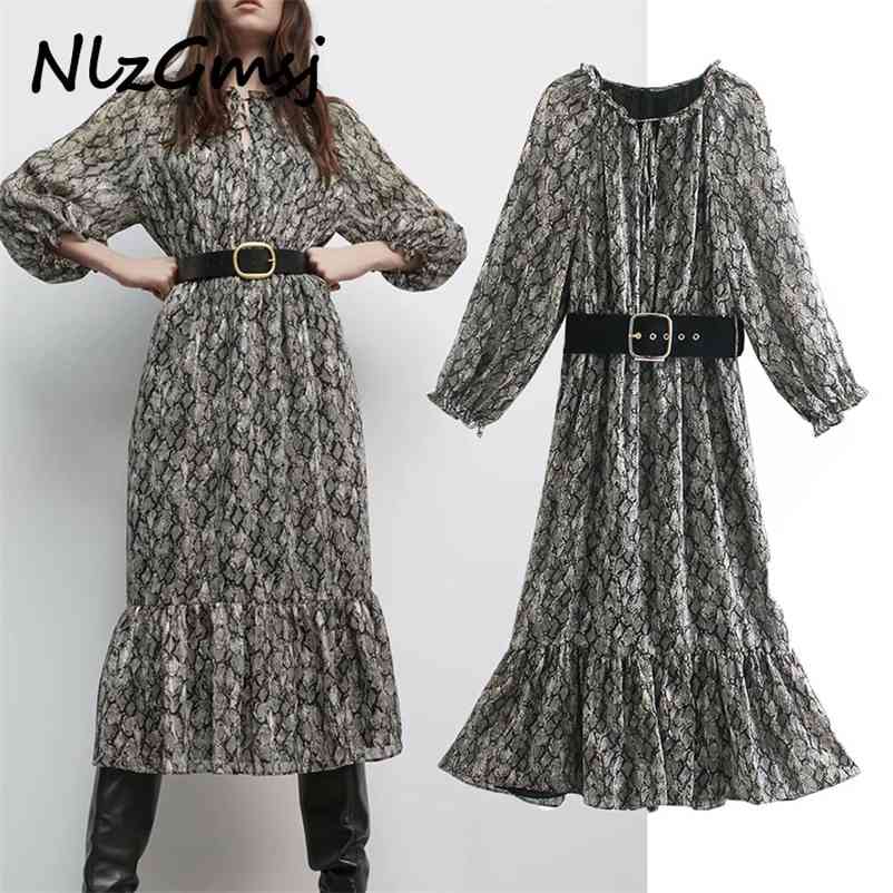 Dres Fashion Animal Print Office With Belt Long Sleeve Midi Party Female Vestidos Mujer 210628, As picture
Dres Fashion Animal Print Office With Belt Long Sleeve Midi Party Female Vestidos Mujer 210628, As picture
