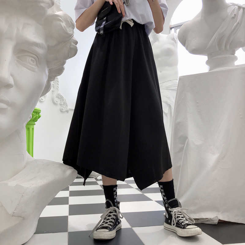 Korean Harajuku hip hop black irregular Ulzzang Vintage long skirt casual fashion empire ins fun punk short female 210608
Korean Harajuku hip hop black irregular Ulzzang Vintage long skirt casual fashion empire ins fun punk short female 210608