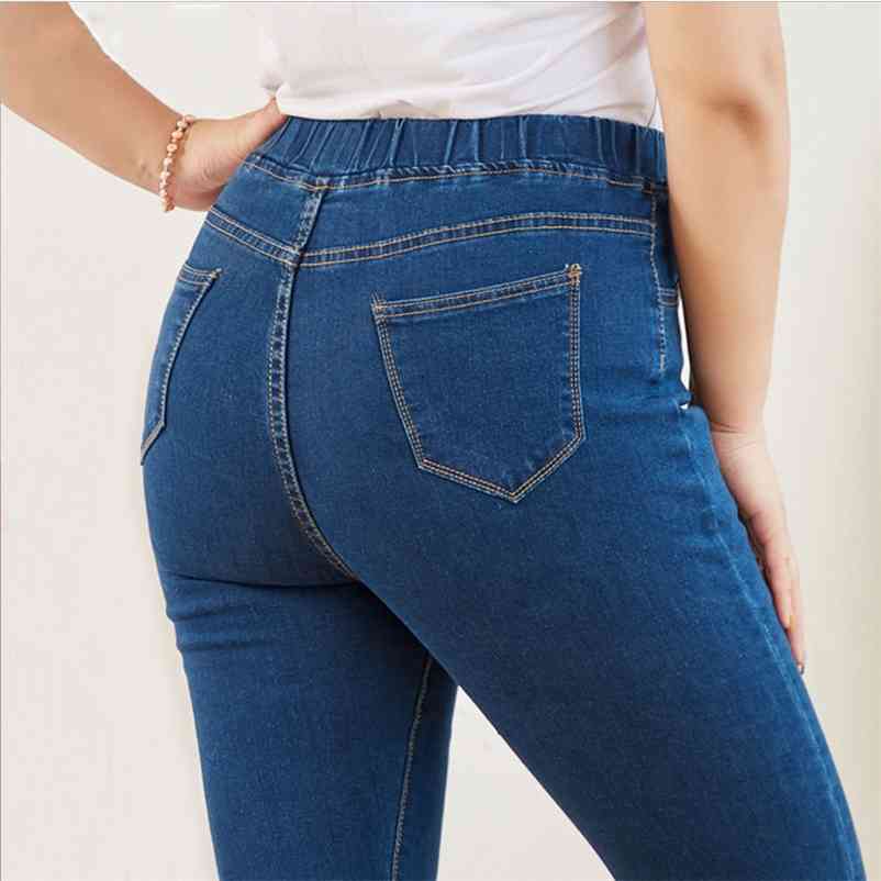 Plus Size Skinny Jeans for Women Good Elastic Waist Stretchy Material Tummy Control Mom 5XL 6XL Curvy 210629, Dark blue
Plus Size Skinny Jeans for Women Good Elastic Waist Stretchy Material Tummy Control Mom 5XL 6XL Curvy 210629, Dark blue