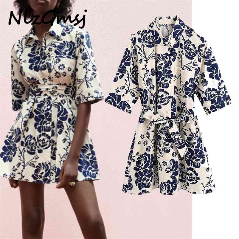 Dres Vintage Flower Print Shirt Lapel Collar Sashes Casual Plus Size Female Vestido 05 210628, As picture
Dres Vintage Flower Print Shirt Lapel Collar Sashes Casual Plus Size Female Vestido 05 210628, As picture