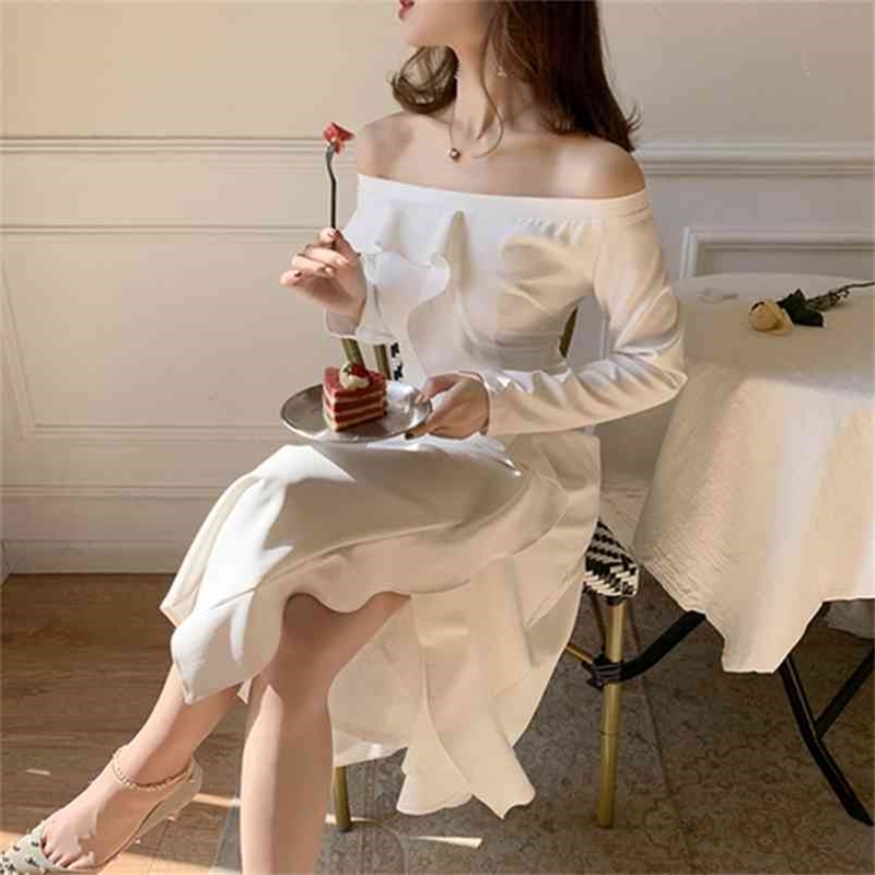 Summer Sexy Off Shoulder Women Bandage Dress Vestidos Ruffles Slash Neck Club Celebrity Party Runway 210603, Picture color
Summer Sexy Off Shoulder Women Bandage Dress Vestidos Ruffles Slash Neck Club Celebrity Party Runway 210603, Picture color