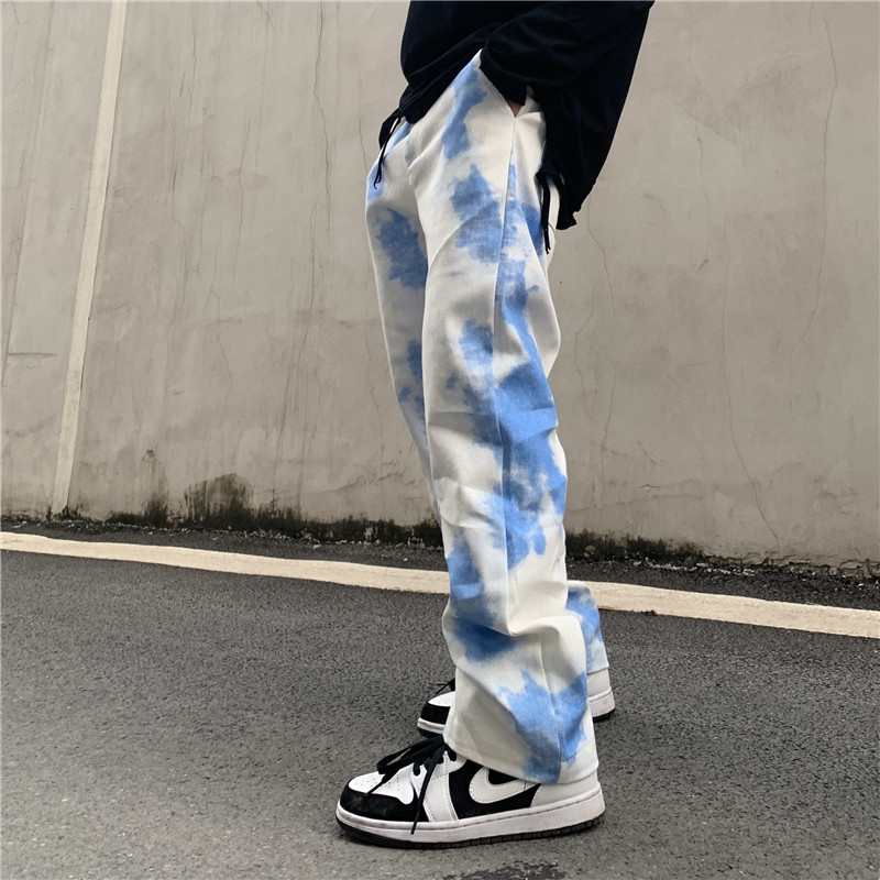 Gradient Tie Dye Overalls Casual Pants Men Loose High Street Oversize Trousers Hip Hop Straight Baggy, Blue
Gradient Tie Dye Overalls Casual Pants Men Loose High Street Oversize Trousers Hip Hop Straight Baggy, Blue
