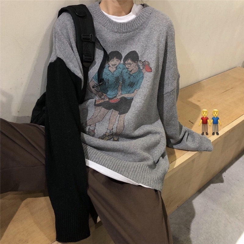 Women's Knits & Tees Cartoon Print Round Neck Women Sweater Fashion Long Sleeve Loose Autumn Winter Female Pullovers T5WB, Khaki
Women's Knits & Tees Cartoon Print Round Neck Women Sweater Fashion Long Sleeve Loose Autumn Winter Female Pullovers T5WB, Khaki