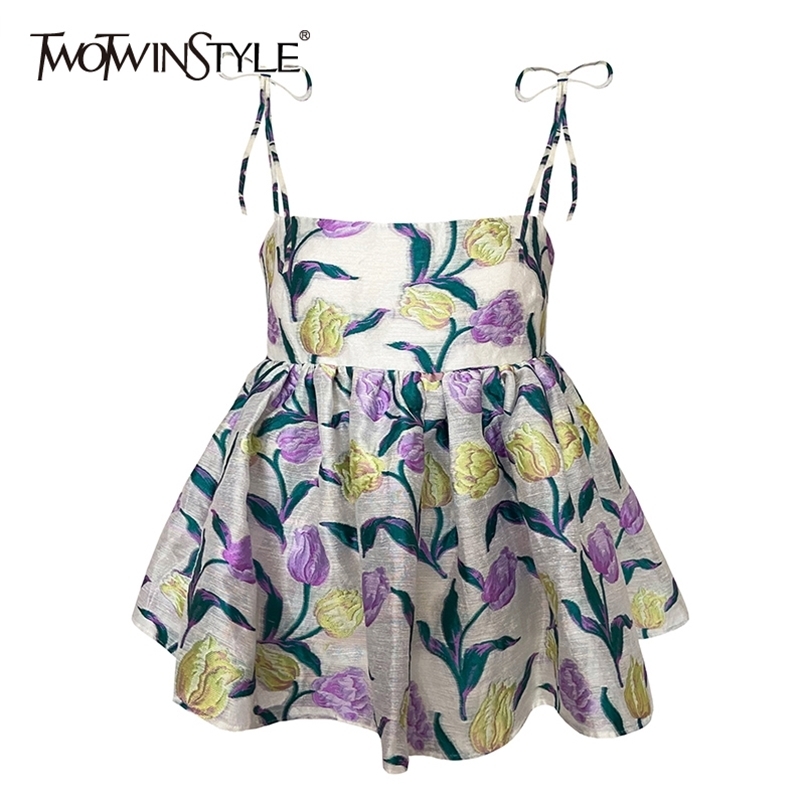 Floral Print Vests For Women Square Collar Sleeveless Lace Up Bowknot Elegant Camis Female Summer Fashion 210524, Aspicture
Floral Print Vests For Women Square Collar Sleeveless Lace Up Bowknot Elegant Camis Female Summer Fashion 210524, Aspicture