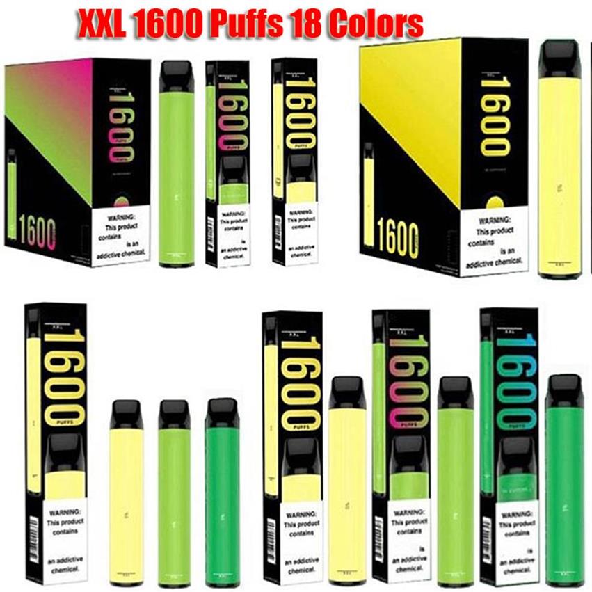 Puff XXL 1600 Puffs Disposable E-cigarette Device Power Battery Prefilled Pod Cartridge Xtra Kits Vape Pen VS Bar Plusa34a31
Puff XXL 1600 Puffs Disposable E-cigarette Device Power Battery Prefilled Pod Cartridge Xtra Kits Vape Pen VS Bar Plusa34a31