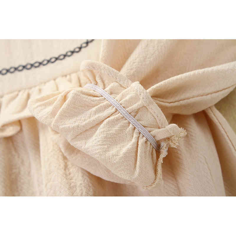 Spring born Baby Girls Long Sleeve Embroider Rompers And Hat Clothes Autumn Toddler Jumpsuits 210429