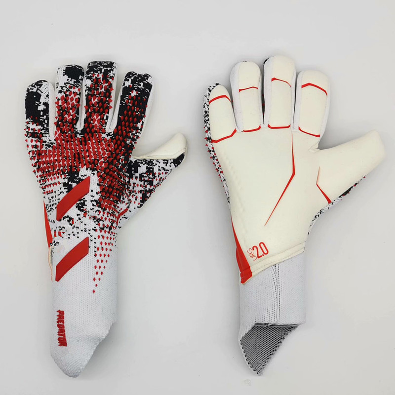 4MM New Goalkeeper Finger Protection Professional Men Football Gloves Adults Kids Thicker Goalie Soccer glove