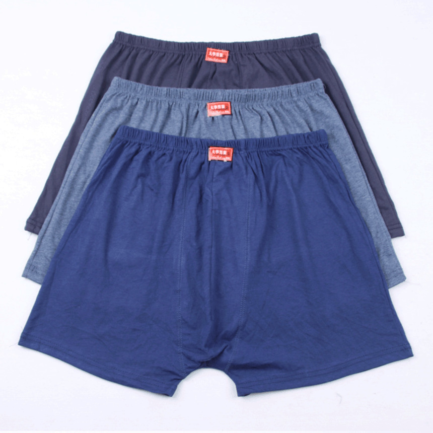 men's middle-aged and elderly breathable fattening enlarged boxer men's supermarket pure cotton underwear, White;black
men's middle-aged and elderly breathable fattening enlarged boxer men's supermarket pure cotton underwear, White;black