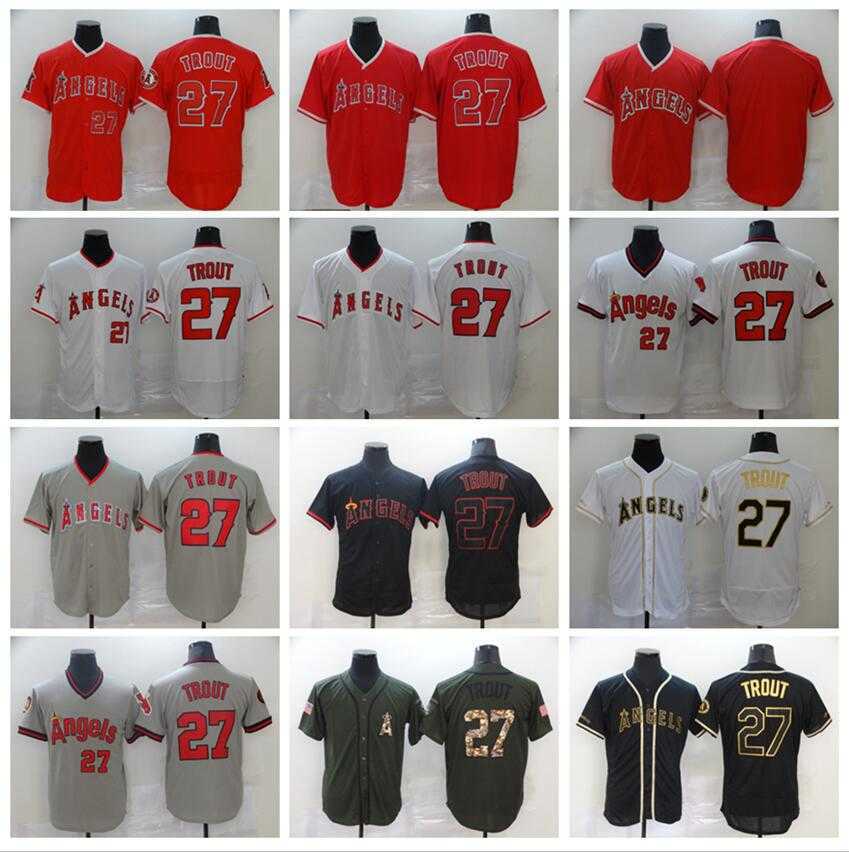 men baseball 27 mike trout jersey 6 anthony rendon 17 shohei ohtani flexbase cool base pullover all stitched red white grey black army green, Blue;black
men baseball 27 mike trout jersey 6 anthony rendon 17 shohei ohtani flexbase cool base pullover all stitched red white grey black army green, Blue;black