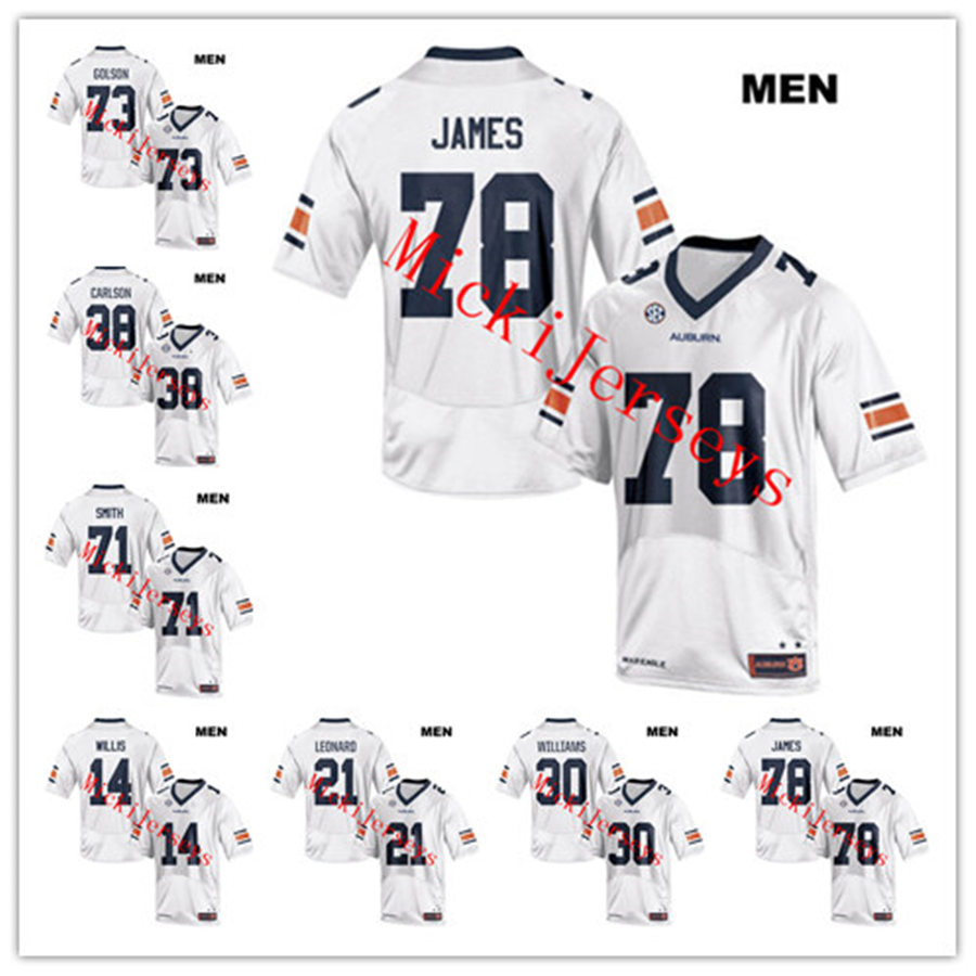 NCAA Custom AU Football Jersey Jarrett Stidham Cameron Newton Bo Jackson Cord Sandberg Owen Pappoe KJ. Britt Keiondre Jones Devan Barrett D.J. Williams Sandberg, White
NCAA Custom AU Football Jersey Jarrett Stidham Cameron Newton Bo Jackson Cord Sandberg Owen Pappoe KJ. Britt Keiondre Jones Devan Barrett D.J. Williams Sandberg, White