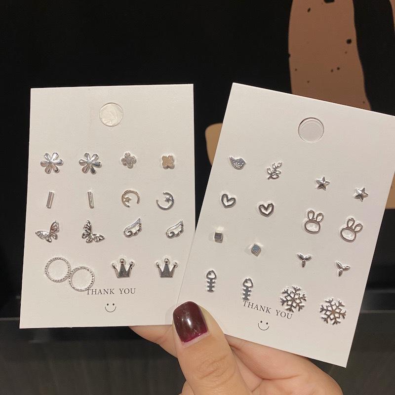 Stud S925 Geometric Smooth Ear Piercings Combination Set 2021 Fashion Korean Version Simple Personality Earrings, Golden;silver
Stud S925 Geometric Smooth Ear Piercings Combination Set 2021 Fashion Korean Version Simple Personality Earrings, Golden;silver