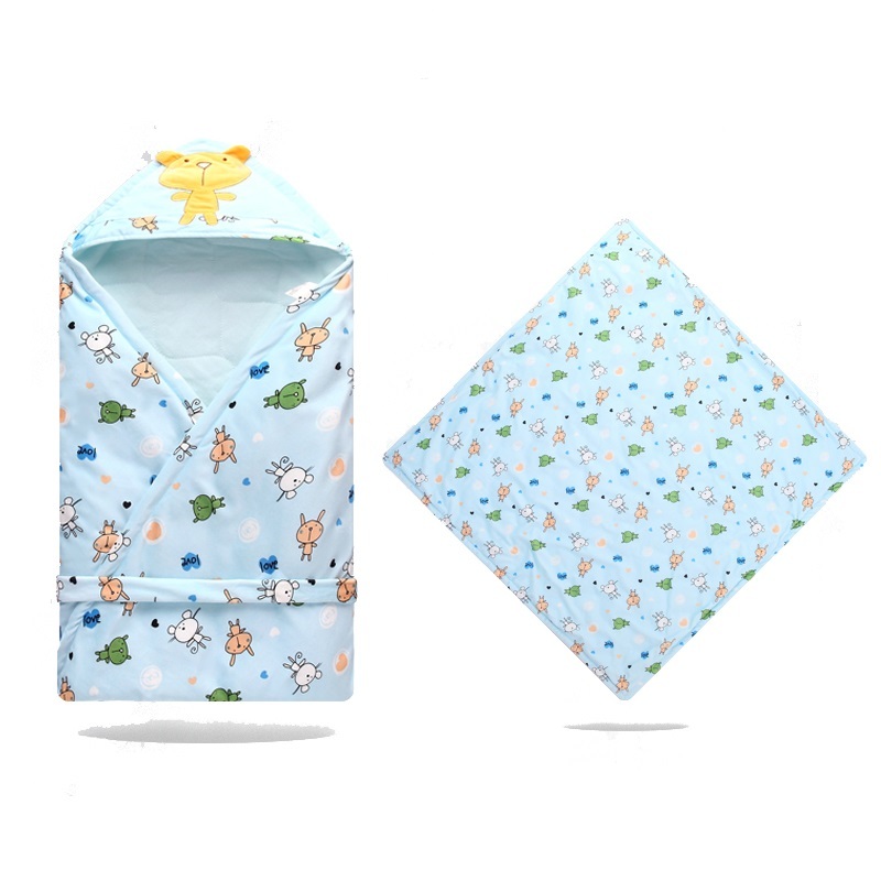 Cartoon Newborn Receiving Blankets Unisex Premature Envelope Baby Bedding Wrap Robes Swaddling Boys Sleepsack Girls Sleeping Bag 210413bj