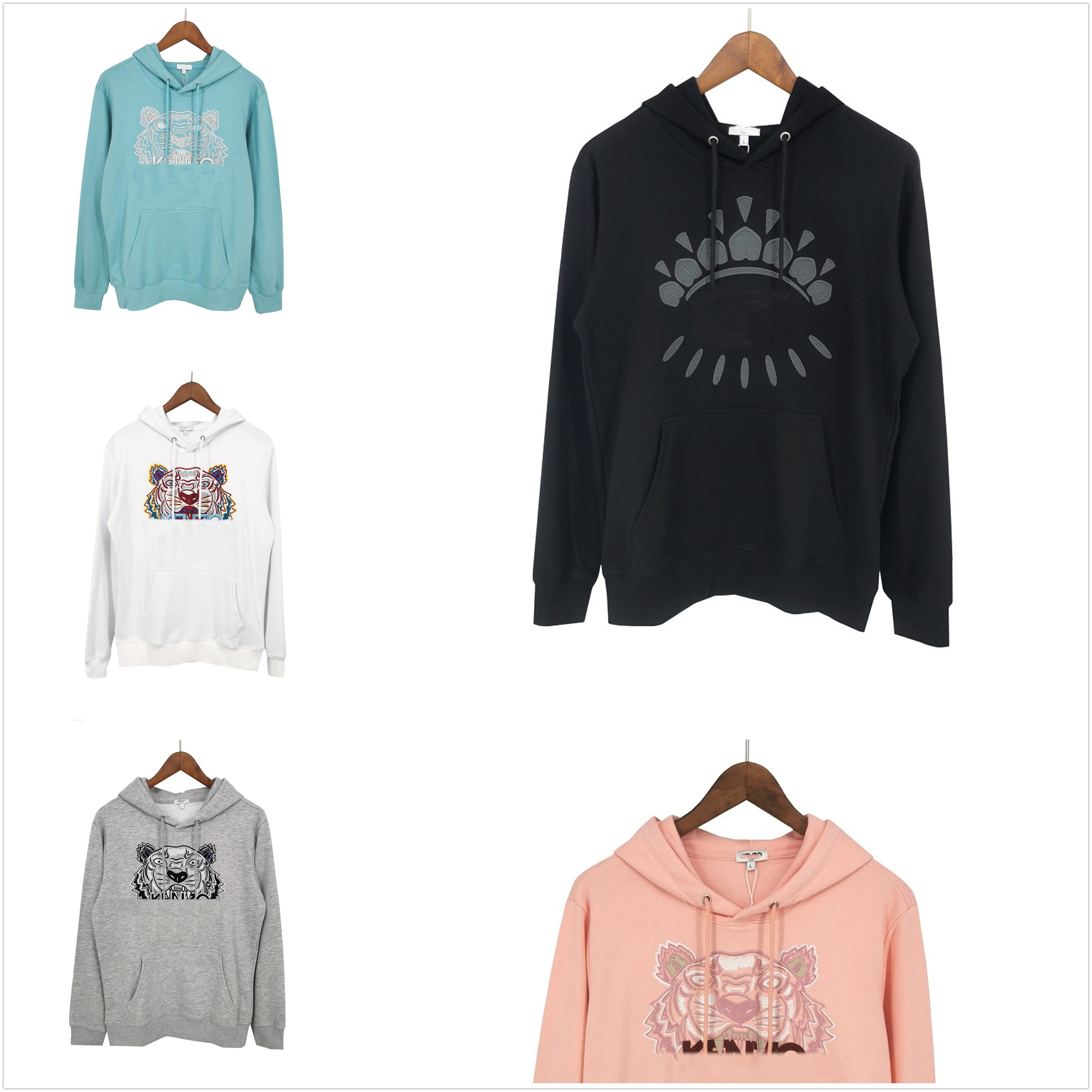 women's Hoodies Tiger embroidery men Sweatshirts Street Hoodie printing shirt couples high quality top M-3XL, 1pcs buttons
women's Hoodies Tiger embroidery men Sweatshirts Street Hoodie printing shirt couples high quality top M-3XL, 1pcs buttons