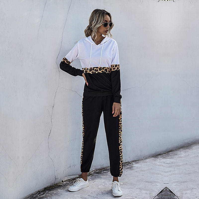 tracksuits sport suit autumn 2021 leopard print leisure sports sweater set women's fashion two piece, Gray
tracksuits sport suit autumn 2021 leopard print leisure sports sweater set women's fashion two piece, Gray