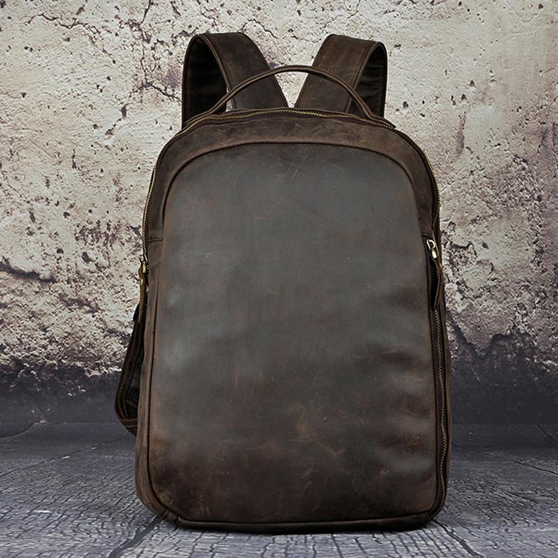 Backpack Men Daypack High Quality Knapsack Large Capacity Genuine Leather 14'' Laptop Book Bag Rucksack, Red
Backpack Men Daypack High Quality Knapsack Large Capacity Genuine Leather 14'' Laptop Book Bag Rucksack, Red