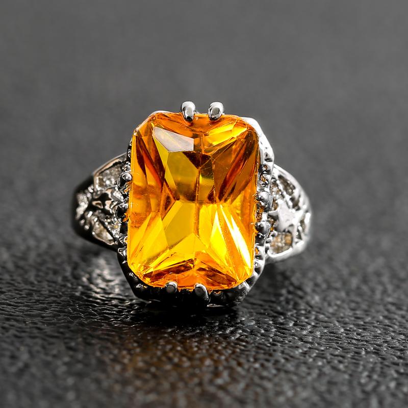 Wedding Rings Exquisite Anitique Yellow Stone Rectangle Big For Women Men Vintage Zircon Charm Bands Whole SaleWedding
Wedding Rings Exquisite Anitique Yellow Stone Rectangle Big For Women Men Vintage Zircon Charm Bands Whole SaleWedding