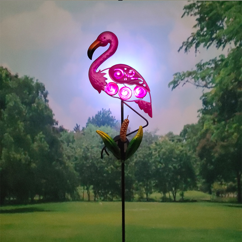 Solar energy Flamingo hollow wing ground inserted lawn lamp solars energys garden courtyard iron mosaic lamps
Solar energy Flamingo hollow wing ground inserted lawn lamp solars energys garden courtyard iron mosaic lamps