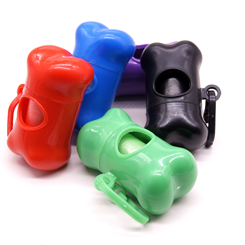 Newpet For Dogs Waste Holder - Plastic Garbage Bag Dispenser Carrier Case Dog Supplies Accessories