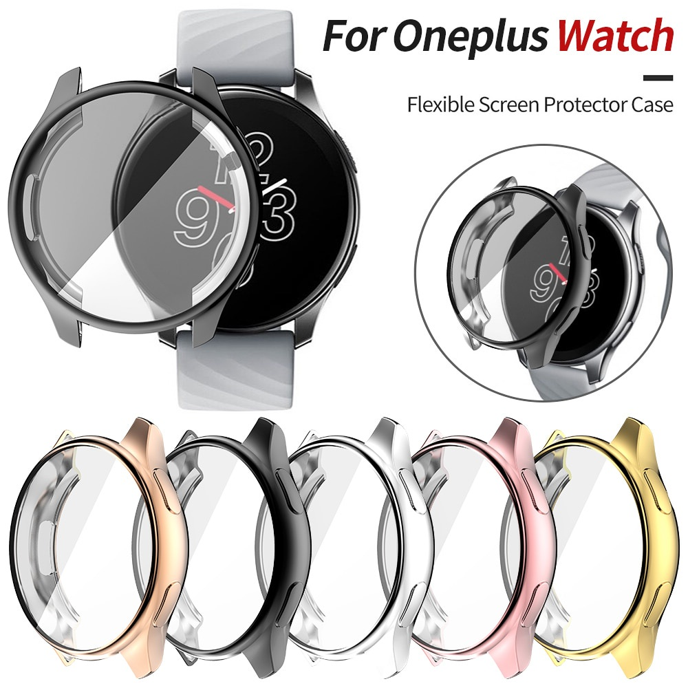 Screen Protector Flexible Cover for Oneplus Watch Case Scratch-resistant TPU Bumper for One Plus Smartwatch Lightweight Shell
Screen Protector Flexible Cover for Oneplus Watch Case Scratch-resistant TPU Bumper for One Plus Smartwatch Lightweight Shell