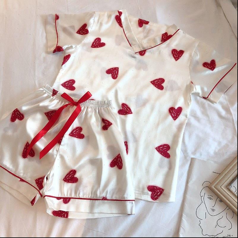 pajimas heart print short women sleepwear sleeves pajama set summer nightgown plus size nightwear homewear, Black;red
pajimas heart print short women sleepwear sleeves pajama set summer nightgown plus size nightwear homewear, Black;red