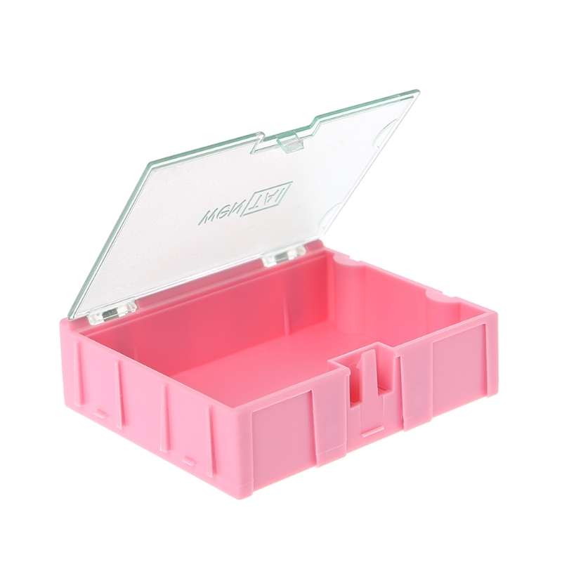 Mini Smd Electronic Box Ic Electronic components Storage Cases 75x63x21mm