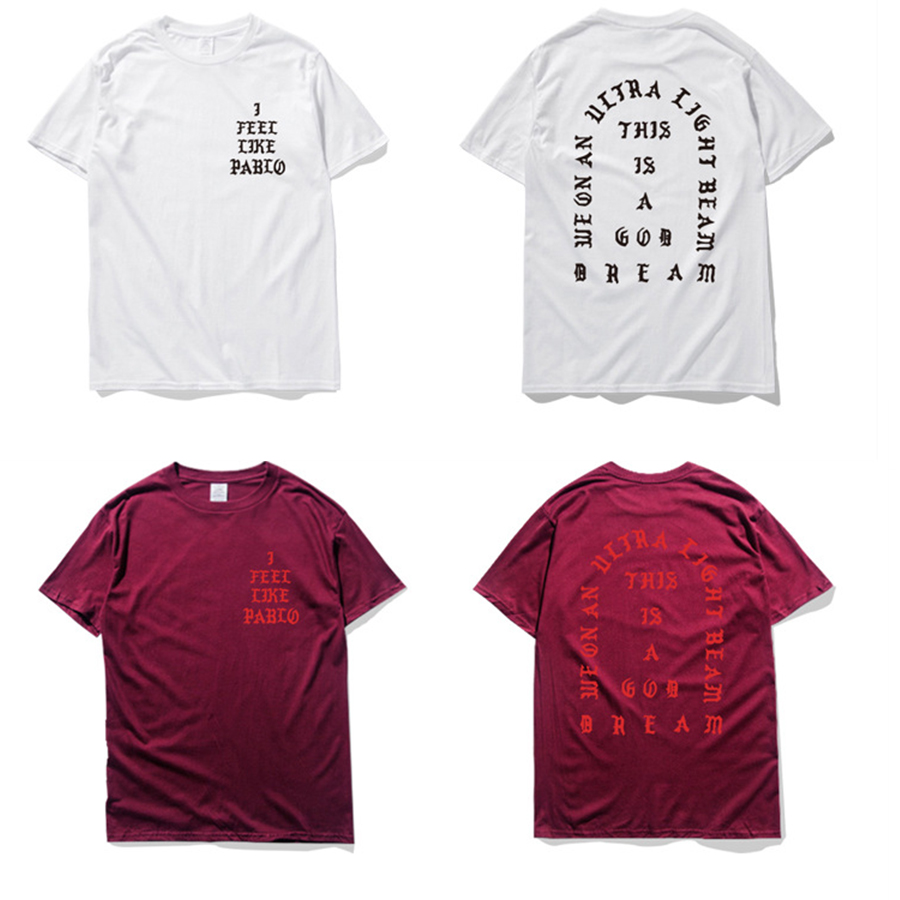 21ss Tees I FEEL LIKE Pablo tee Kanye west men' short sleeved ins high street cotton T shirts men round neck letter printing shirt loose casual half-sleeved women tops, L need look other product
21ss Tees I FEEL LIKE Pablo tee Kanye west men' short sleeved ins high street cotton T shirts men round neck letter printing shirt loose casual half-sleeved women tops, L need look other product