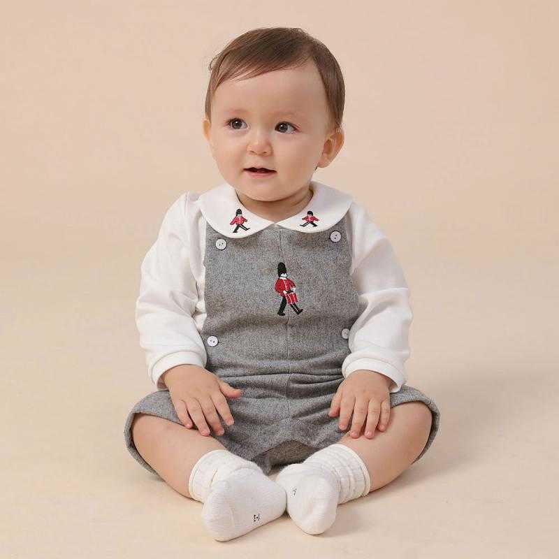 Boys Spanish Clothes Set Autumn Baby Boutique Clothing Suit Boy Handmade Embroidery Soldier White Long Sleeve Shirt+Strap Pants 210615, Dark
Boys Spanish Clothes Set Autumn Baby Boutique Clothing Suit Boy Handmade Embroidery Soldier White Long Sleeve Shirt+Strap Pants 210615, Dark