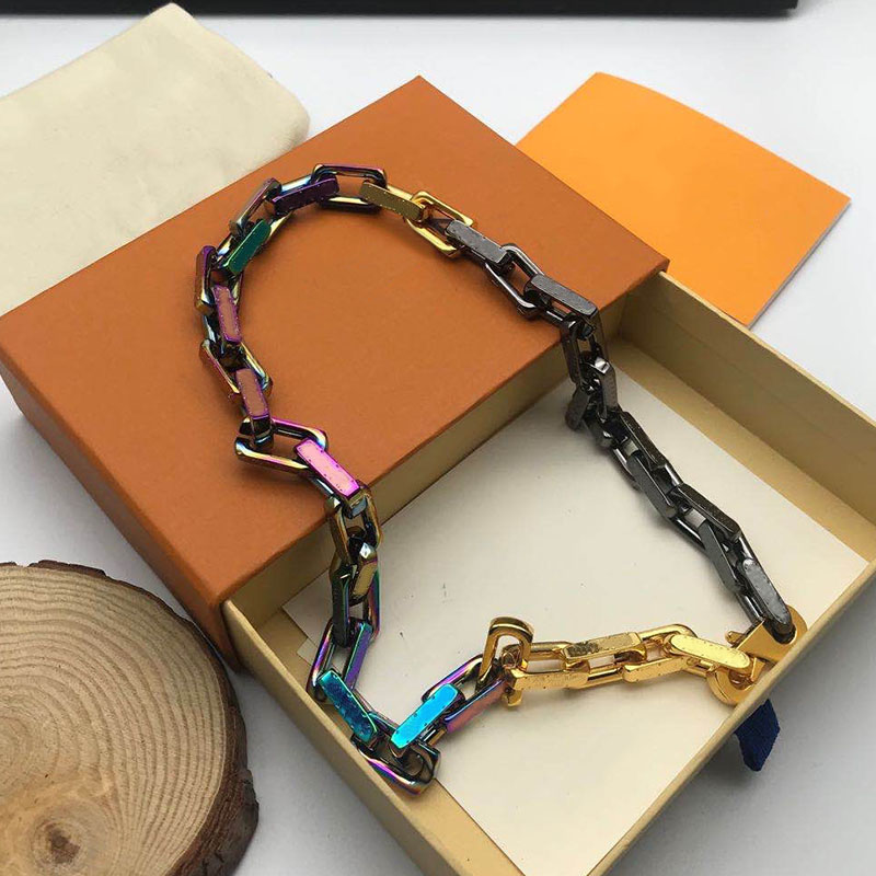 Fashion Bracelet Mens Designer Titanium Bracelets Chain Necklace For Men Brand Womens Classic Necklaces Women Jewelry Presents, Black
Fashion Bracelet Mens Designer Titanium Bracelets Chain Necklace For Men Brand Womens Classic Necklaces Women Jewelry Presents, Black
