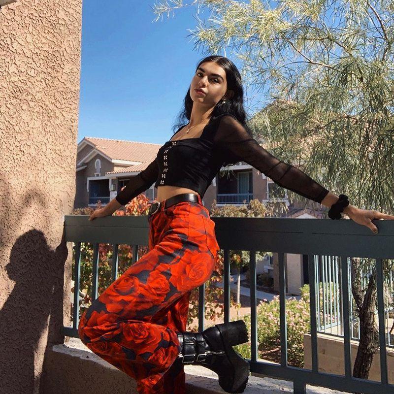 Women' Pants & Capris JIEZuoFang 2021 Korean Style Rose Patterns Printed Straight Women Slim High Waist Trousers Streetwear Casual Red
Women' Pants & Capris JIEZuoFang 2021 Korean Style Rose Patterns Printed Straight Women Slim High Waist Trousers Streetwear Casual Red