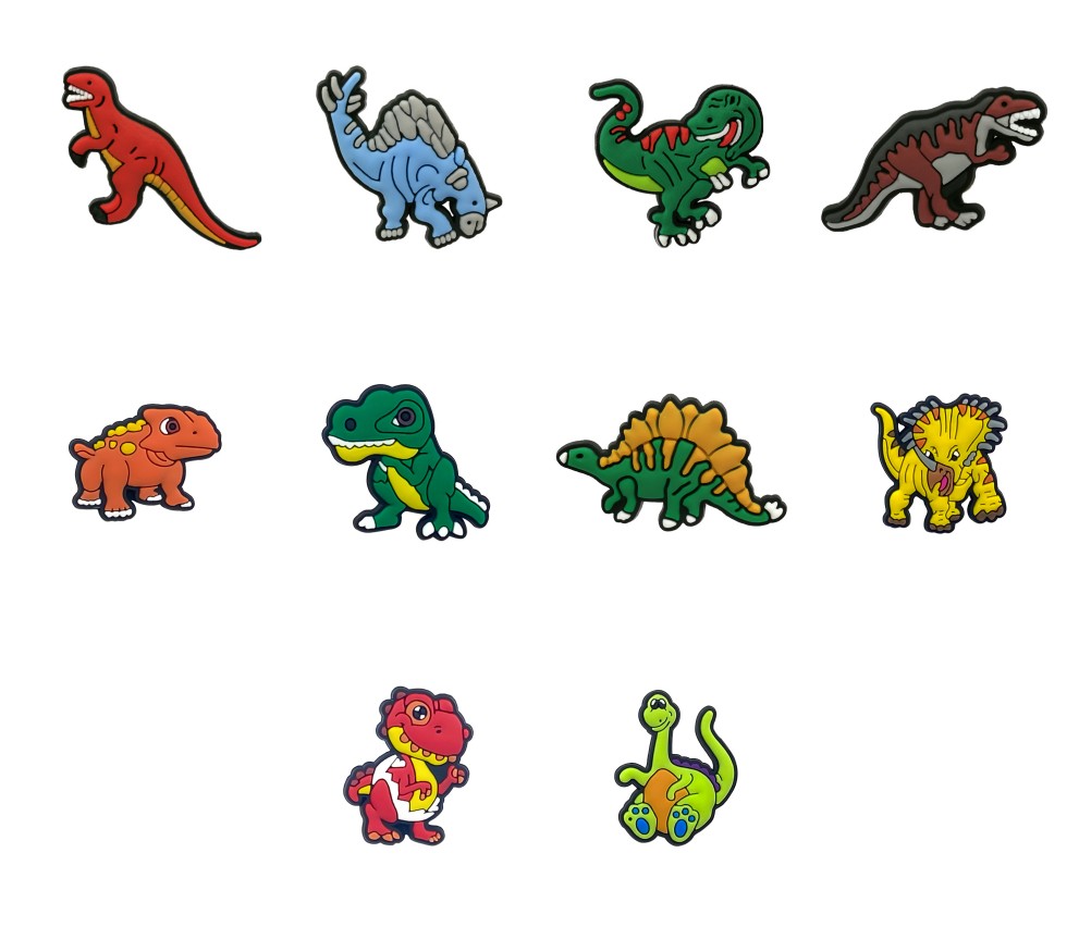 100pcs/lot dinosaur pvc shoe charms shoecharm buckles fashion accessories plastic ornaments soft rubber jibitz for croc shoes, White;pink
100pcs/lot dinosaur pvc shoe charms shoecharm buckles fashion accessories plastic ornaments soft rubber jibitz for croc shoes, White;pink