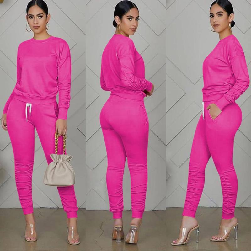 Women's Tracksuits Two Piece Set Women 2 Stacked Leggings Clothes For Outfits Pants Tracksuit Female Fall 2022