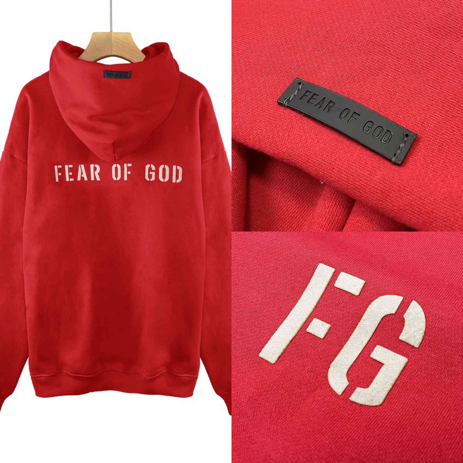 Designers Streetwear Fears Hoodies Autumn winter new of Denim God fog limited edition red men women loose hooded Plush sweater, Black
Designers Streetwear Fears Hoodies Autumn winter new of Denim God fog limited edition red men women loose hooded Plush sweater, Black