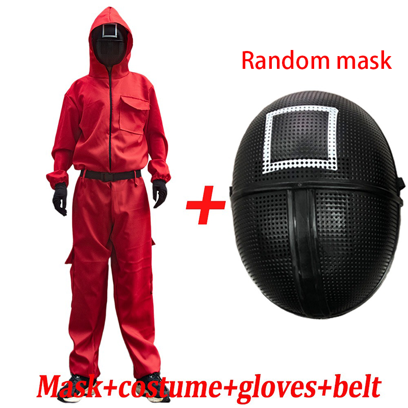 Squid Game Costume Mask christmas Halloween Toys Cosplay Jumpsuit Round Six Square Circle Triangle Plastic Helmet Face Masks squid game Party Props Wholesale DHL
Squid Game Costume Mask christmas Halloween Toys Cosplay Jumpsuit Round Six Square Circle Triangle Plastic Helmet Face Masks squid game Party Props Wholesale DHL