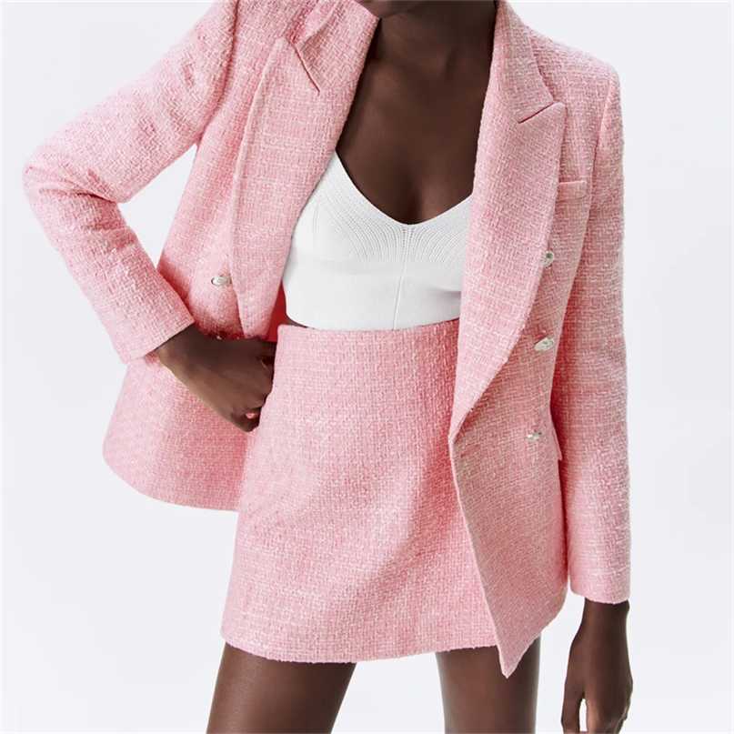 TRAF Women Fashion Spring Patch Pocket Texture Double-Breasted Small Fragrant Style Suit Long Sleeve Jacket Streetwear 211019, As picture
TRAF Women Fashion Spring Patch Pocket Texture Double-Breasted Small Fragrant Style Suit Long Sleeve Jacket Streetwear 211019, As picture