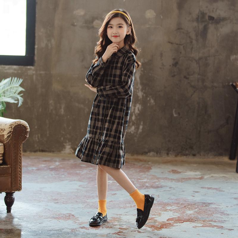 Girl's Dresses Girls Plaid Shirt Dress 8 10 Years Kids Elegant Party Long Sleeve Bow Spring Fall Children, Red;yellow 
Girl's Dresses Girls Plaid Shirt Dress 8 10 Years Kids Elegant Party Long Sleeve Bow Spring Fall Children, Red;yellow