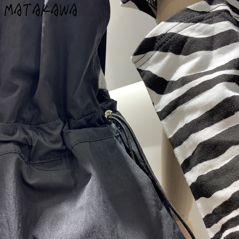 MATAKAWA Streetwear Women Spring Solid Pants Women Korean Elastic Waist Overalls Temperament Casual Trousers 210513