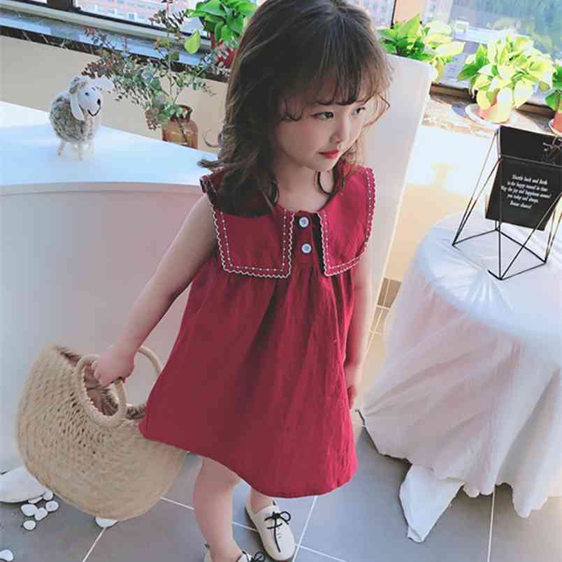 Humor Summer Girl Dresses Cute Baby Clothes Fashion Loose Princess Dress Sleeveless Casual Collar Kids Dresse 210611, Be139 red
Humor Summer Girl Dresses Cute Baby Clothes Fashion Loose Princess Dress Sleeveless Casual Collar Kids Dresse 210611, Be139 red