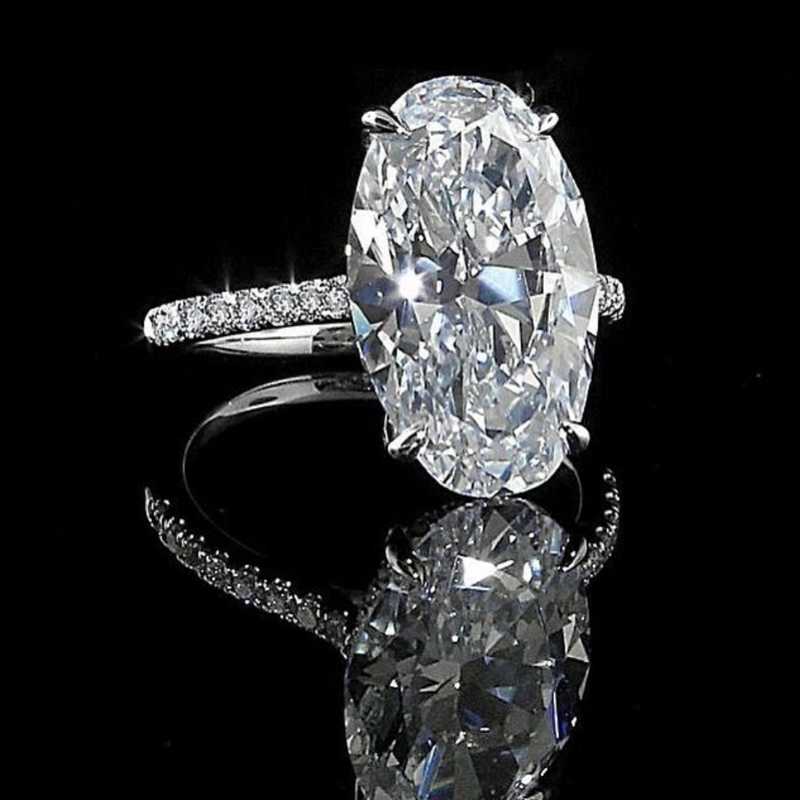 Cluster Rings Fashion Exquisite 100% Original 925 Silver Diamond For Women High Quality Luxury 4ct Oval Stone Wedding Jewelry Gift, Golden;silver
Cluster Rings Fashion Exquisite 100% Original 925 Silver Diamond For Women High Quality Luxury 4ct Oval Stone Wedding Jewelry Gift, Golden;silver