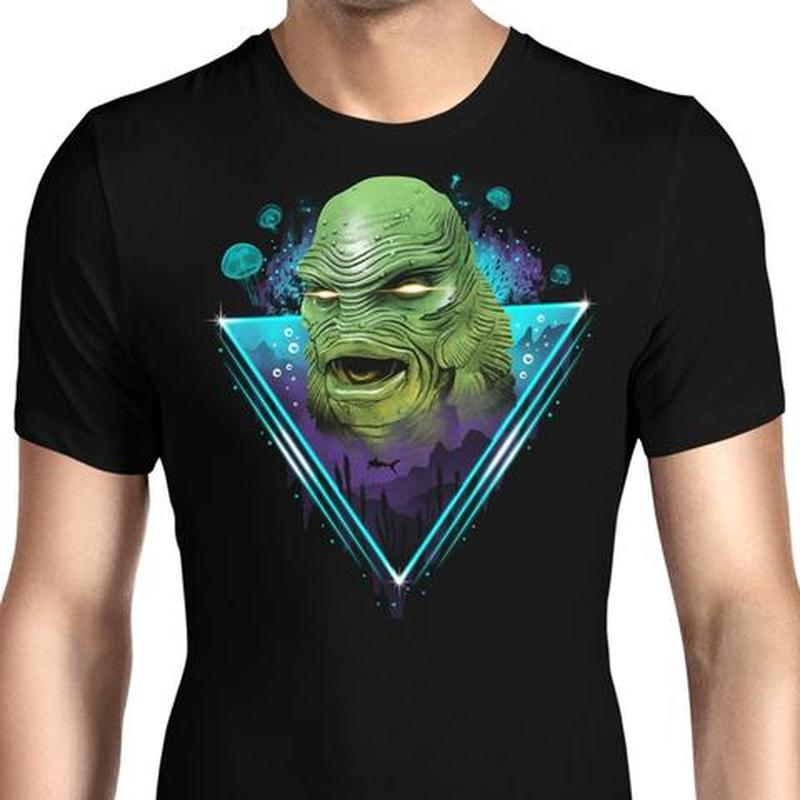 European-style green water monster pattern ins wind round neck short-sleeved T-shirt for men and women is comfortable and loose, White;black
European-style green water monster pattern ins wind round neck short-sleeved T-shirt for men and women is comfortable and loose, White;black