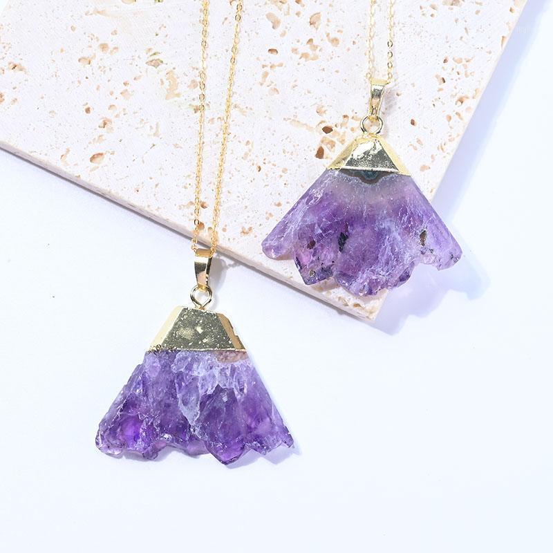 Chains Natural Amethys Chain Choker Stone Necklace Femme Fashion Jewelry Gift Dropship Pendant For Women Making Suppies, Silver
Chains Natural Amethys Chain Choker Stone Necklace Femme Fashion Jewelry Gift Dropship Pendant For Women Making Suppies, Silver
