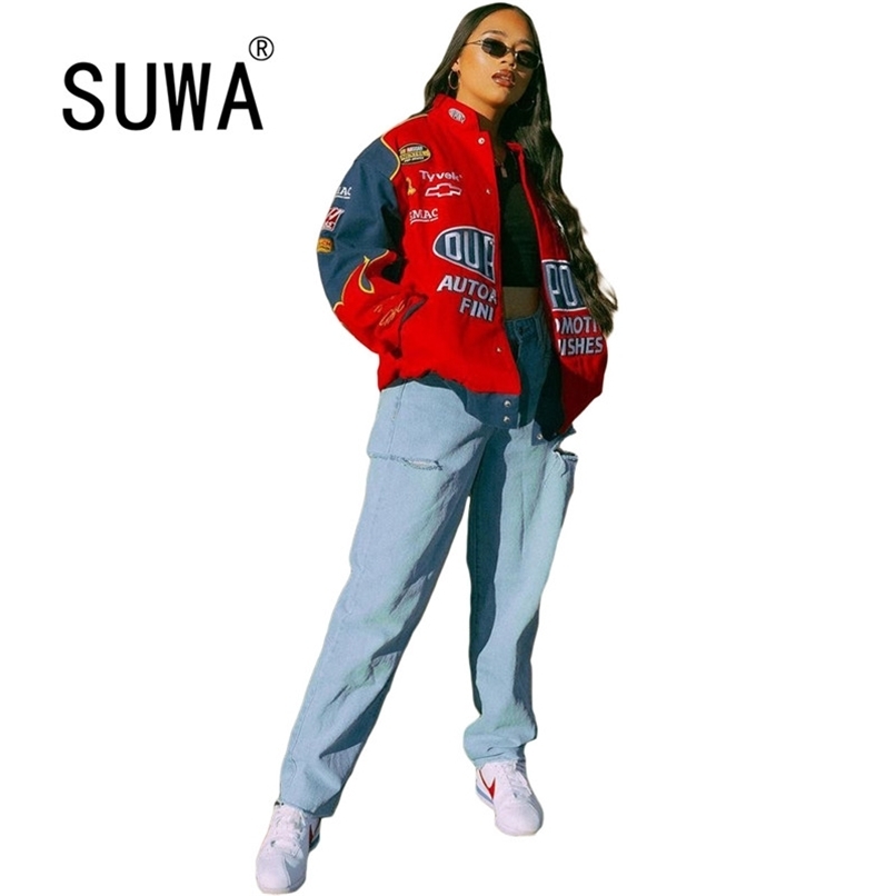 Women Coats And Jacket Autumn Winter Wholesale Product Red Contrast Patchwork Oversized BF Style Outwear Top Streetwear 210525
Women Coats And Jacket Autumn Winter Wholesale Product Red Contrast Patchwork Oversized BF Style Outwear Top Streetwear 210525