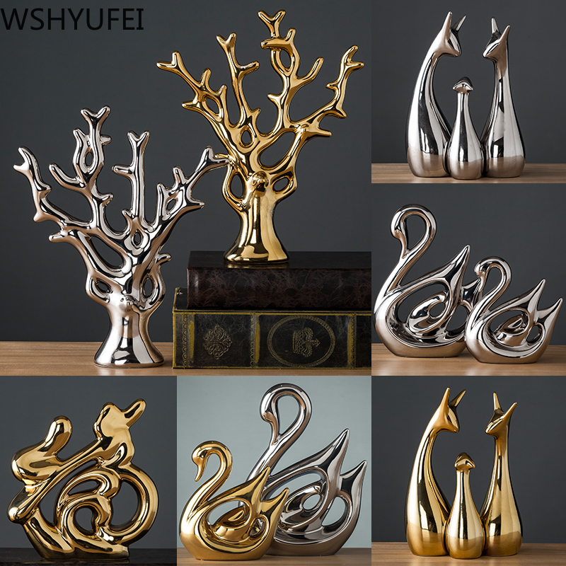Modern Ceramic Anima Figurine Decorative Statue Deer Porceain Figurine Home Desktop Decor Christmas Birthday Wedding Gift
Modern Ceramic Anima Figurine Decorative Statue Deer Porceain Figurine Home Desktop Decor Christmas Birthday Wedding Gift
