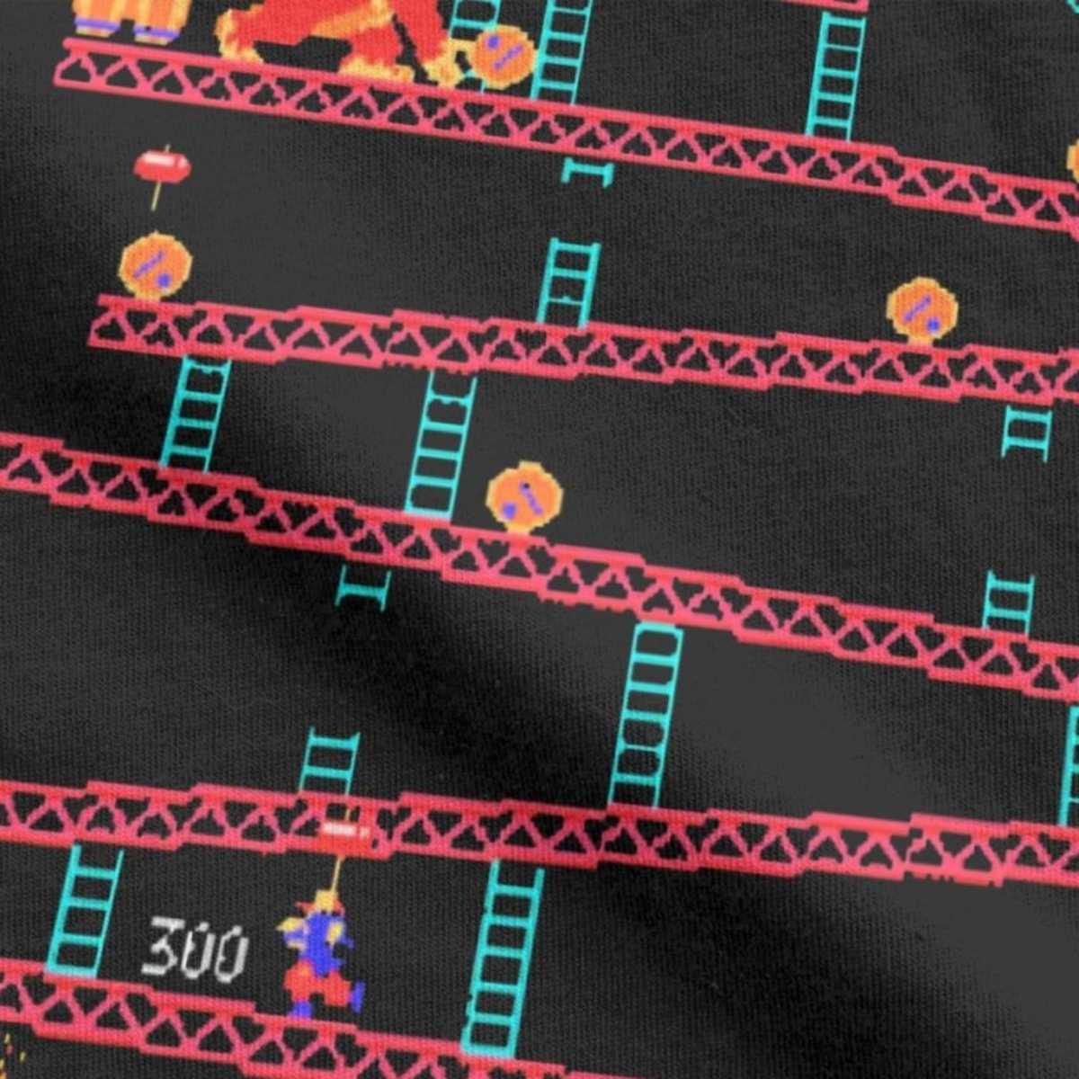 Game Tops Shirts Men Arcade Collage Vintage shirts Crew Neck Camisas Retro Shirt Funny 210629