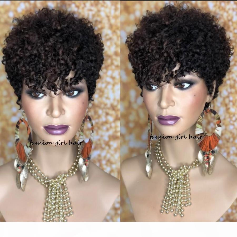 Short Sassy Curl Pixie Cut Wig kinky curly Human Hair Wigs For Women Brazilian Remy Hair 150% full Density bob wig, Black;brown
Short Sassy Curl Pixie Cut Wig kinky curly Human Hair Wigs For Women Brazilian Remy Hair 150% full Density bob wig, Black;brown