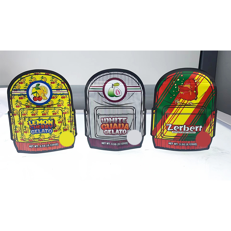Edibles packaging unique shape bag 3.5g backpack boyz zerbert zayitoy white blue guaua bubblegum guarana california gelato shape flower mylar bags stand up pouches
Edibles packaging unique shape bag 3.5g backpack boyz zerbert zayitoy white blue guaua bubblegum guarana california gelato shape flower mylar bags stand up pouches