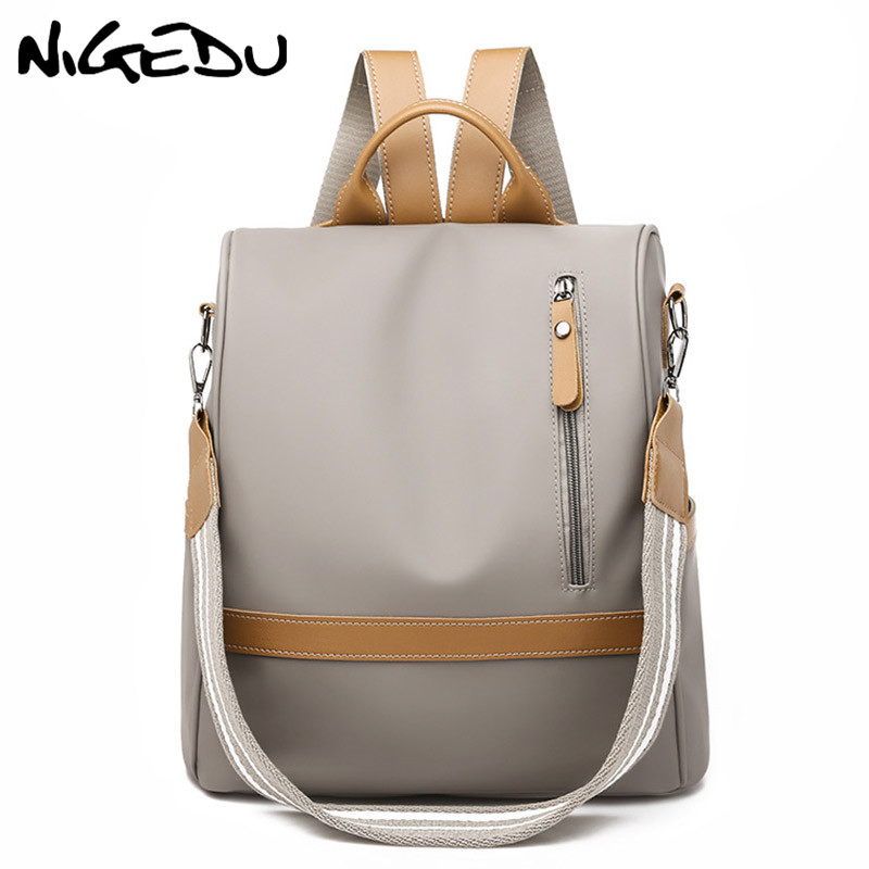 Anti theft woman backpack Waterproof nylon Shoulder Bags for female school bags multifunctional travel backpack Big Back Pack, Black
Anti theft woman backpack Waterproof nylon Shoulder Bags for female school bags multifunctional travel backpack Big Back Pack, Black