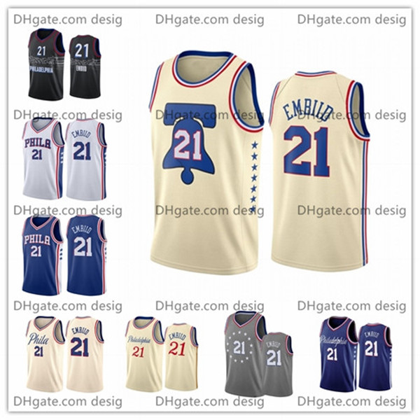 2021 Men Philadelphia 76ers Joel Embiid Earned Edition Cream #21 Basketball Jersey, Black
2021 Men Philadelphia 76ers Joel Embiid Earned Edition Cream #21 Basketball Jersey, Black